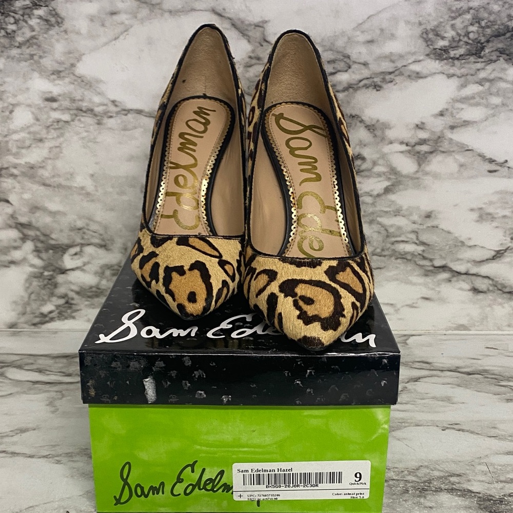 Sam Edelman Animal Print Heels